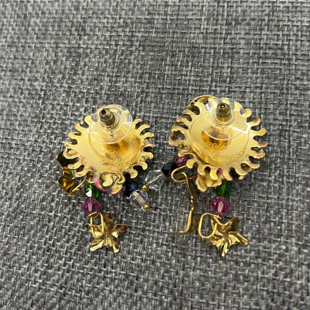 Lunch at the Ritz Palm Tree Earrings for Pierced Ears - Picture 7 of 9